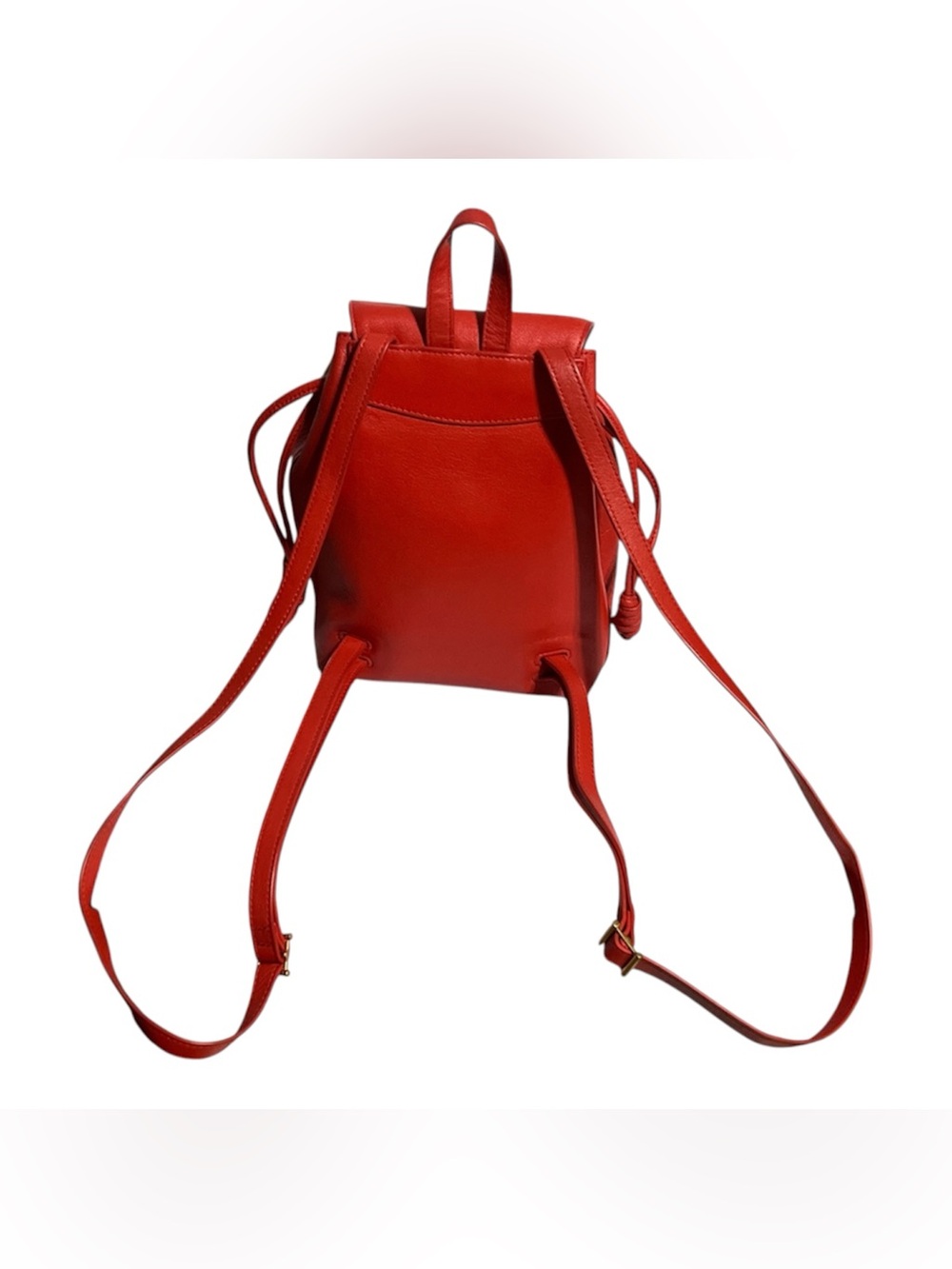 Auxiliary Micro Beyeren Red Leather Drawstring Backpack - Women - Picture 3 of 8
